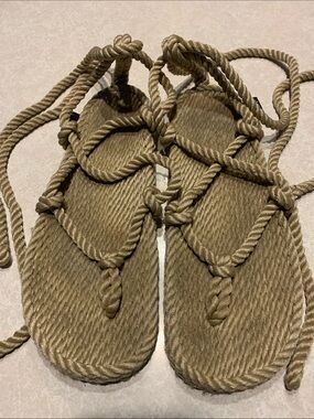 Nomadic State of Mind Lace Up the leg rope sandals Size 39